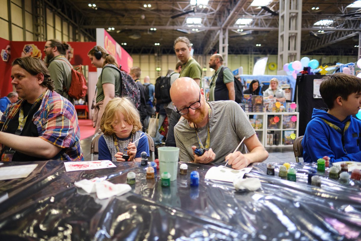 Come along to the Two Thin Coats Painting area to book your slot to paint your very own Games Expo Mascot Miniature! ukgamesexpo.co.uk/events/1678-pa…
