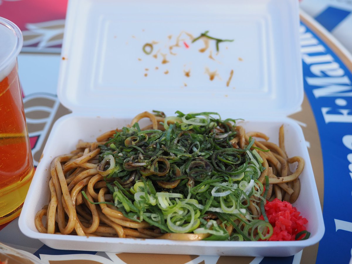 furu14's tweet photo. #sportsBARBaseRUNG さんの
大阪焼きそば（ネギソース）

甘いソースと太麺、僕は好きだよ

#マリノススタグル https://t.co/81GBP9DXpS