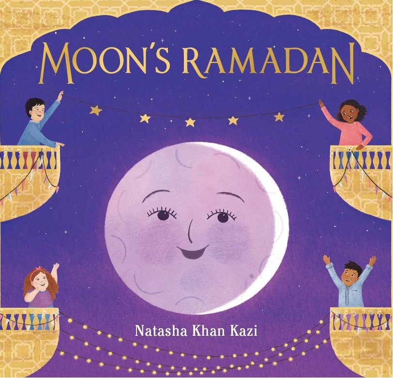 As we wish #EidMubarak to our Muslim friends & their loved ones, I read a lovely #picturebook “Moon’s Ramadan” about the new moon all around the world @NatashaKhanKazi @worldkidlit #kidlit