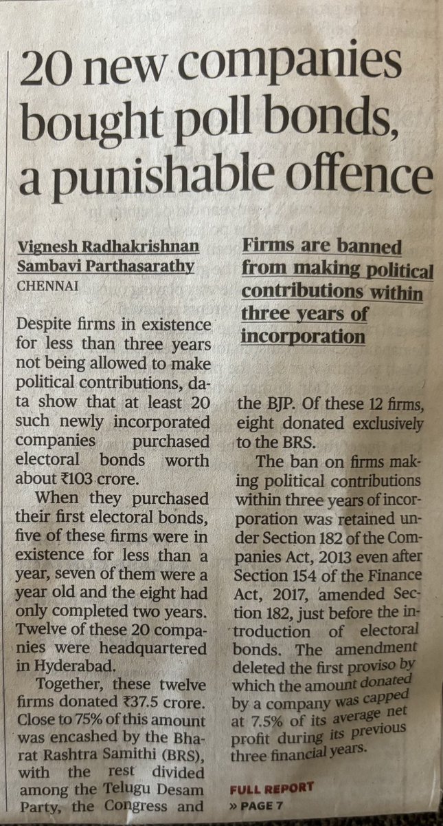 Many scams flourished in the anonymity of #ElectoralBondsScam. Bonds for contracts Bonds for policy changes Bonds for protection from ED, IT, CBI, Drug Controller Bonds for getting bail & becoming approver from accused Bonds for money laundering, & Bonds by newly minted companies