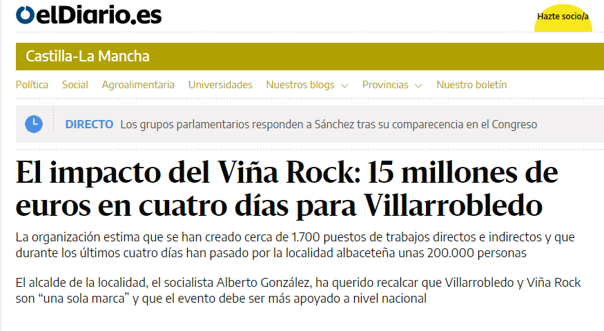 Fanan90's tweet photo. @klautyr A pesar de eso, ¿Merece la pena?
Sin duda, no hay ningún festival que se acerque en calidad/precio en España ni por asomo.

Y Villarrobledo, ¿Qué?
No lo sé, porque hay de todo, a unos les duele lo que ensucia un festival pero al final del día todos lo quieren... ¿Por qué será? https://t.co/ui3O9If3SO