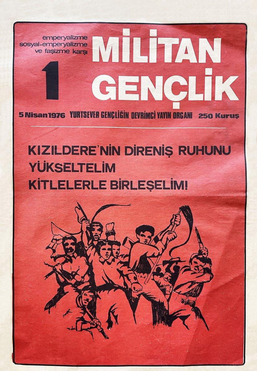 Militan Gençlik - Sayı 01 - 5 Nisan 1976

Tıpkıçekim
PDF, ABBYY-OCR, Renkli
Boyut: 13 MB
disk.yandex.ru/i/tcOihA66JjyU…

online.fliphtml5.com/peavd/hgda/

#MilitanGençlikDergisi #MilitanGençlik #sosyalizm #devrim #faşizm #Kızıldere #THKPC #revizyonizm #TİP #TSİP #DGB #eğitim #basın