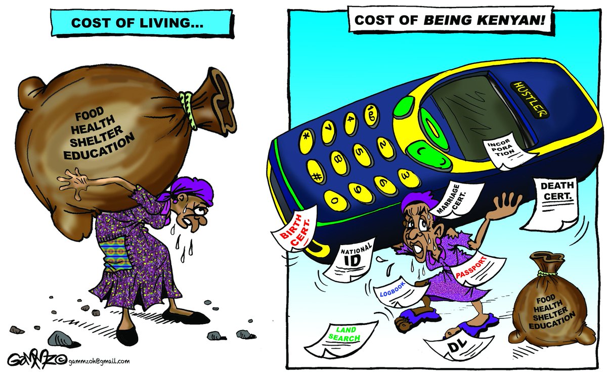 #KenyaKwanzaDelivers Choices Have Consequences... Cartoon for @StandardKenya @KTNNewsKE @ktnhome_