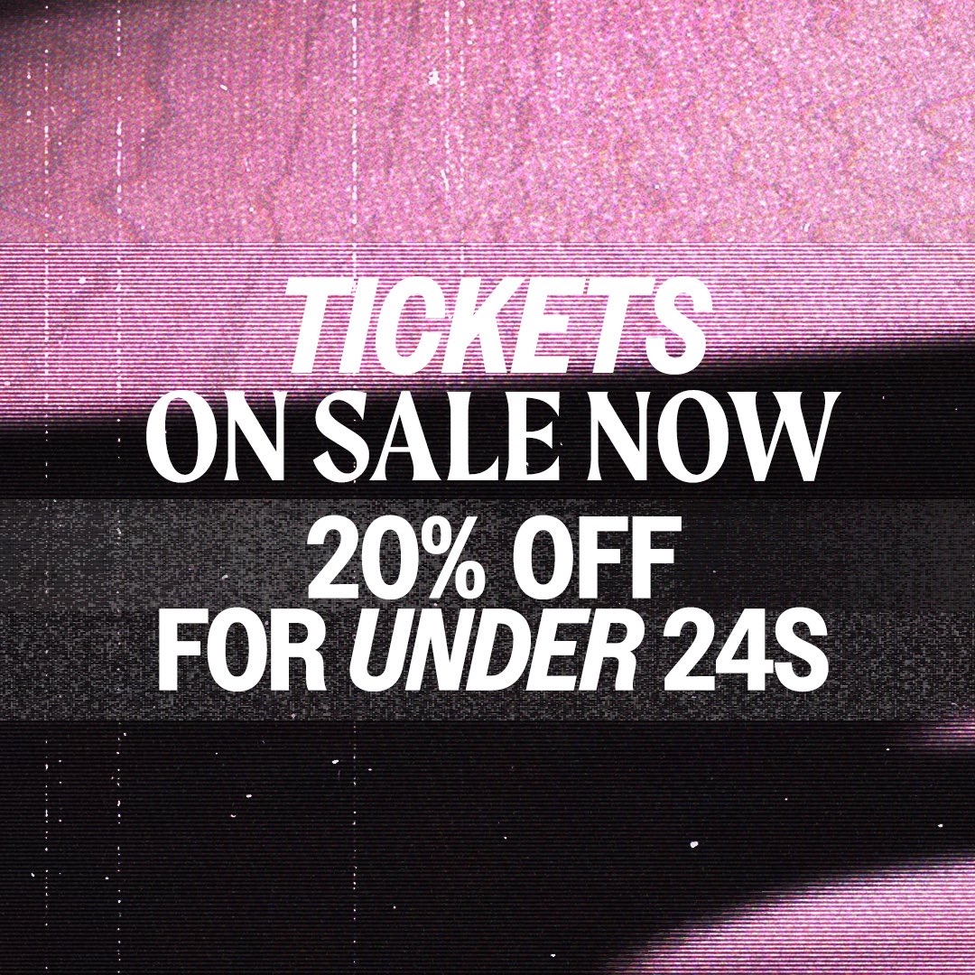 🌸 We're offering 20% discount on festival tickets for U24s 🌸 Tickets: manchesterpsychfest.com