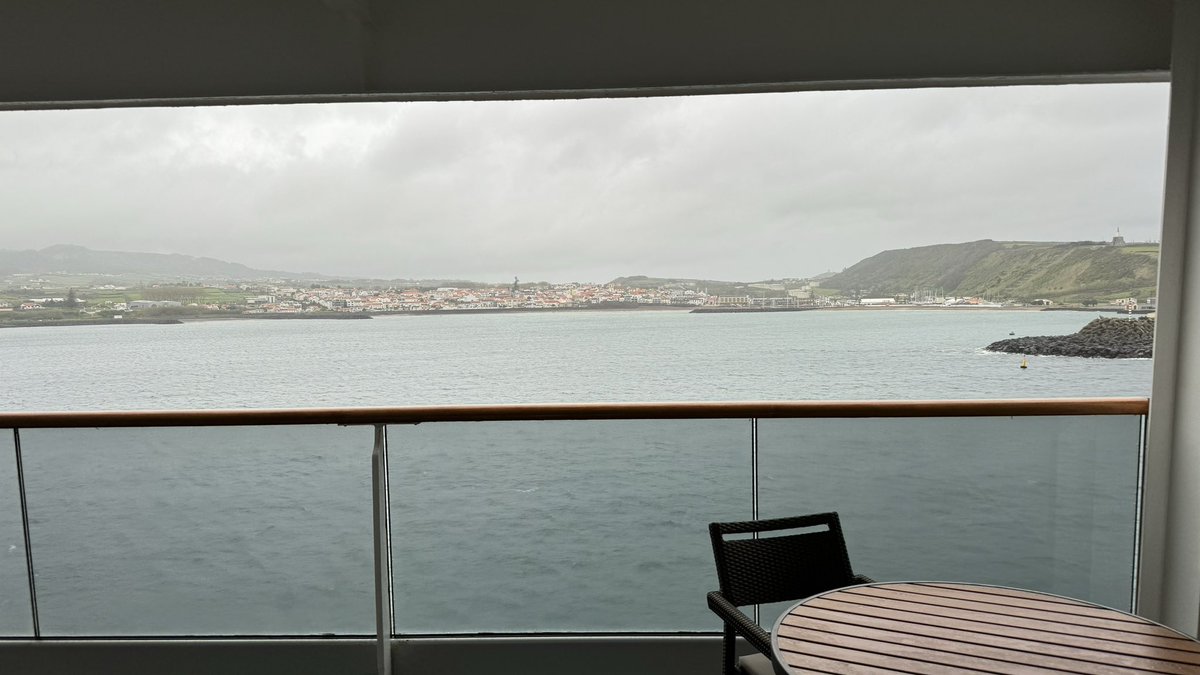 Just reached the Azores. I’ve given up trying to edit my eclipse footage, weather has been a nightmare!! 😂 It felt worse than the F11 on the Balmoral last Oct-Nov😂😂🙈🌊🌊🌊🌀😵‍💫