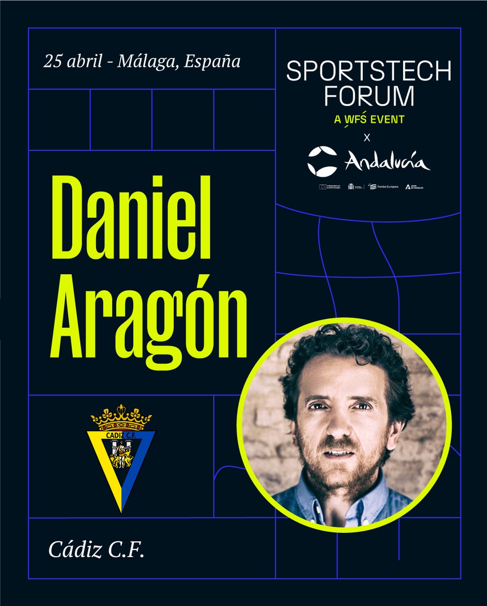 🚀 We're excited to announce our first batch of speakers for Sportstech Forum Málaga, a #WFS event by Junta de Andalucía which will take place in Málaga this April 25th! You are still in time to join them in Málaga! Pre-register now! 👇🏻 worldfootballsummit.com/sportstech-for…