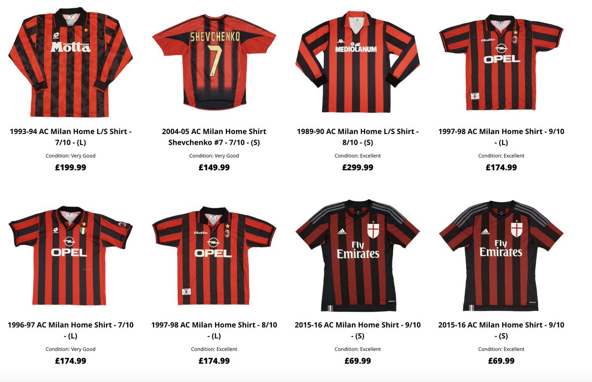 💰 You can now get 10% off on the ClassicShirt website with the promo code 'MilanPosts10' classicfootballshirts.co.uk/?ref=milanposts