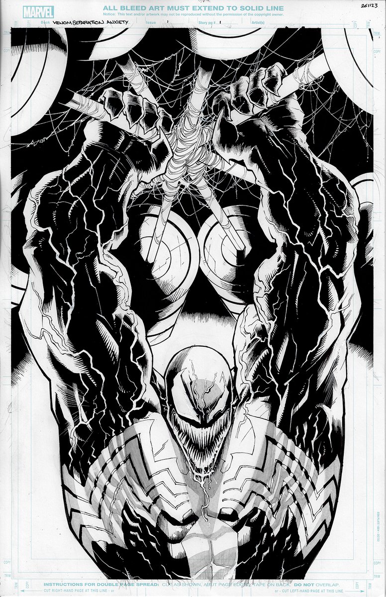 Venom: Separation Anxiety #1, Page 1, the original art, size 11x17' #Venom #originalart