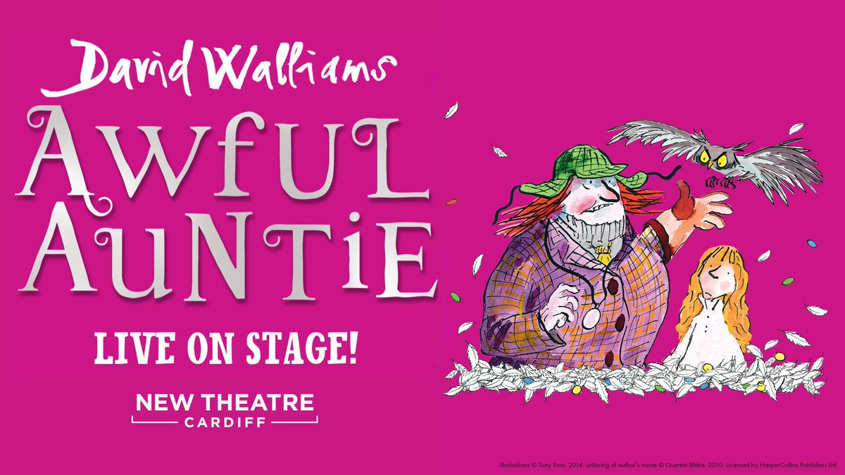 Awful Auntie opens TONIGHT! Featuring a small ghost, a huge owl and a very awful Auntie, join us until Saturday 😍🦉 #awfulauntie #davidwalliams @birminghamstage @davidwalliams