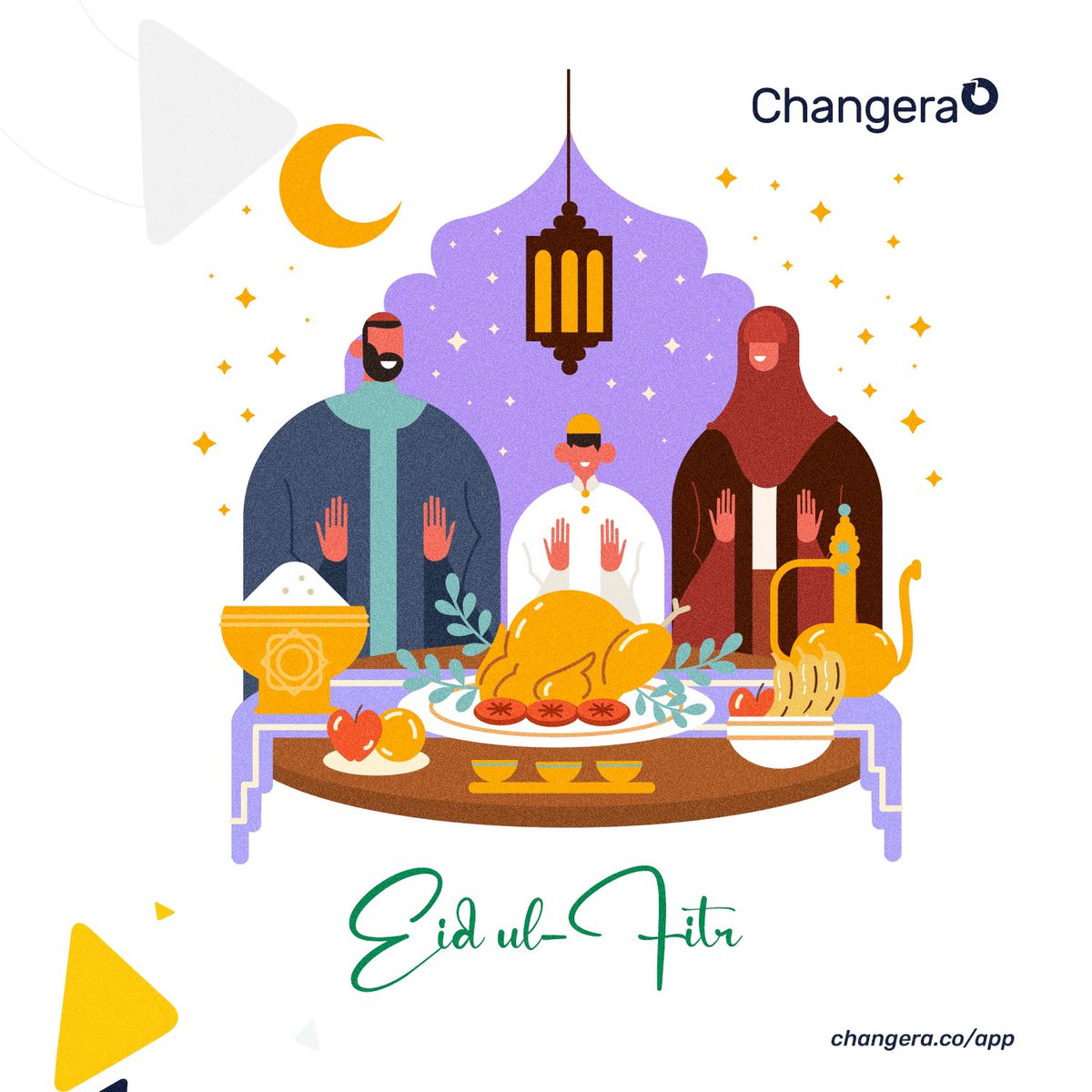 Wishing our Muslim brothers and sisters a happy &amp; peaceful Eid Mubarak celebration 🌙