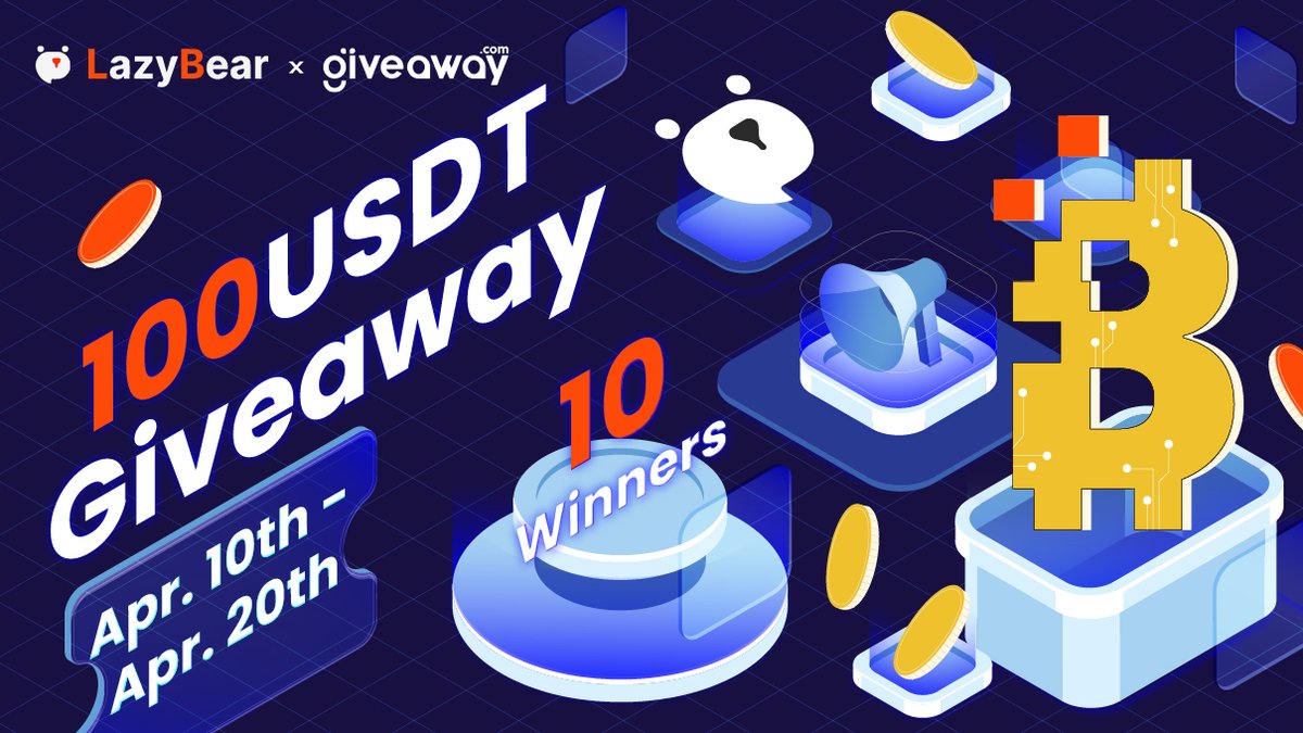 Hi💋my trader babes! 🐻 We're hosting a mega Lazybear Airdrop Celebration Giveaway on @Giveaway_HQ! Ready to snag '100 USDT'? Click the link below and let's make it rain! ☔️💰 s.giveaway.com/14uqv3h Catch you there! 💃 XOXO, Barbara Lazy🐻