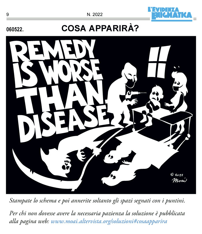 Triste ma innegabile soluzione del gioco precedente... non così palese soltanto per chi ancora si ostina a disconoscere quel che sta accadendo! ✏️💉☠️ #LongCovid #NessunaCorrelazione #DiedSuddenly #IdoNotForget