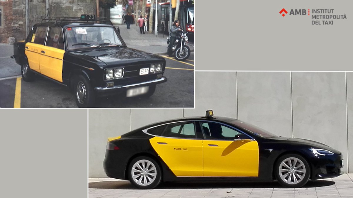 Amb el pas del temps canviem d'aspecte físic, però mantenim els valors que ens caracteritzen! 

🟡 Servei públic 
🟡 Professionalitat 
🟡 Responsabilitat 
🟡 Tranquilitat
🟡 Comoditat 
🟡 Adaptabilitat 
🟡 Disponibilitat 

#AMB #EstimoelTaxi