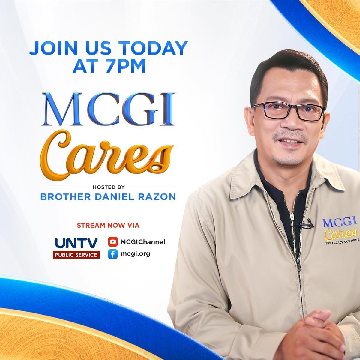 Don't miss this opportunity! Tune in to our MCGI Cares program and learn new wisdom with our segments prepared for everyone!

youtube.com/@MCGIChannel/s…

#ShiningWithLove 
#MCGICares