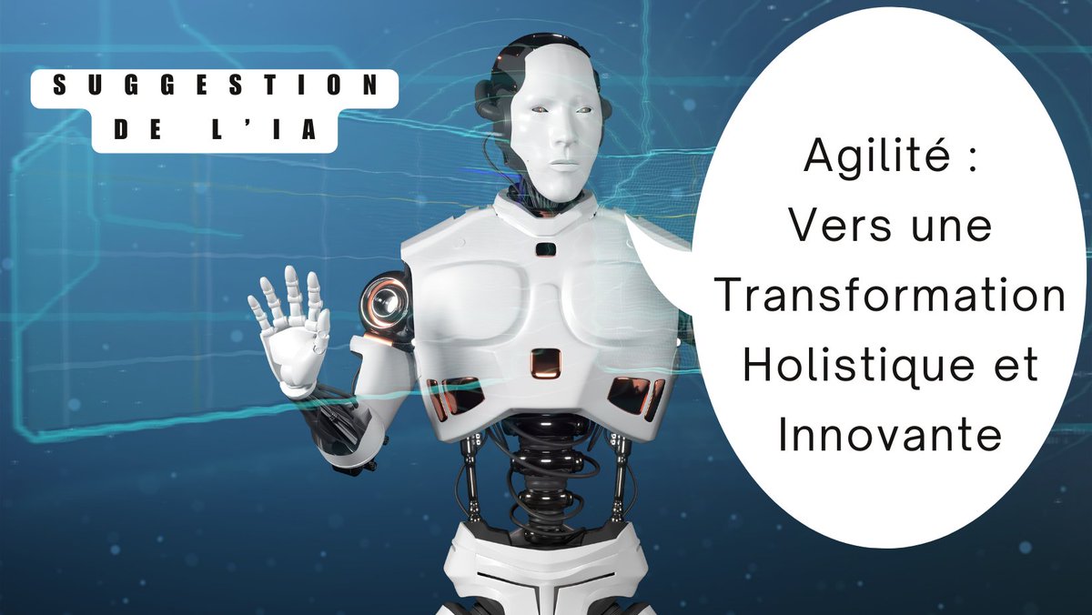 En attendant de vous partager le thème de l'édition 24, nous vous proposons une série d'illustrations avec les thèmes auxquels vous avez échappé cette année. Numéro 7/9 'Agilité : Vers une transformation Holistique et Innovante' 🤖 N'hésitez pas à nous laisser un commentaire 🖋