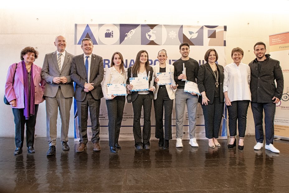 Els #PremisPatronat serveixen per posar en valor l’enginy i la capacitat innovadora dels estudiants de grau i màster de la @UdGPolitecnica. El nostre repte col•lectiu ha de ser retenir aquest talent per convertir la demarcació en un lloc referent en l'àmbit tecno-industrial.