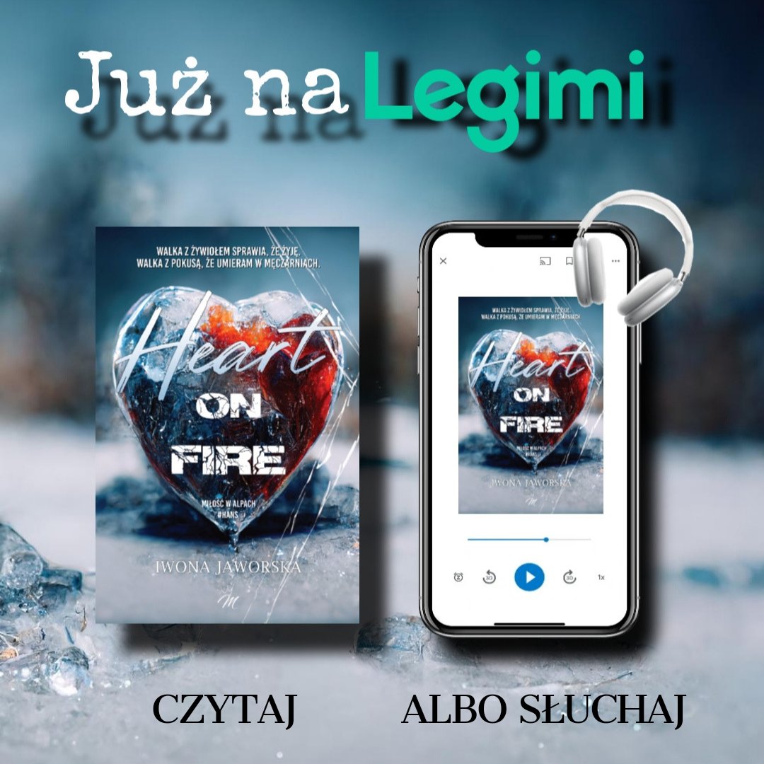 Już dostępna na Legimi ❤️‍🔥
Zapraszam! 💙
#TwitteroweKsiazkary 
#xksiazkary
#heartonfire