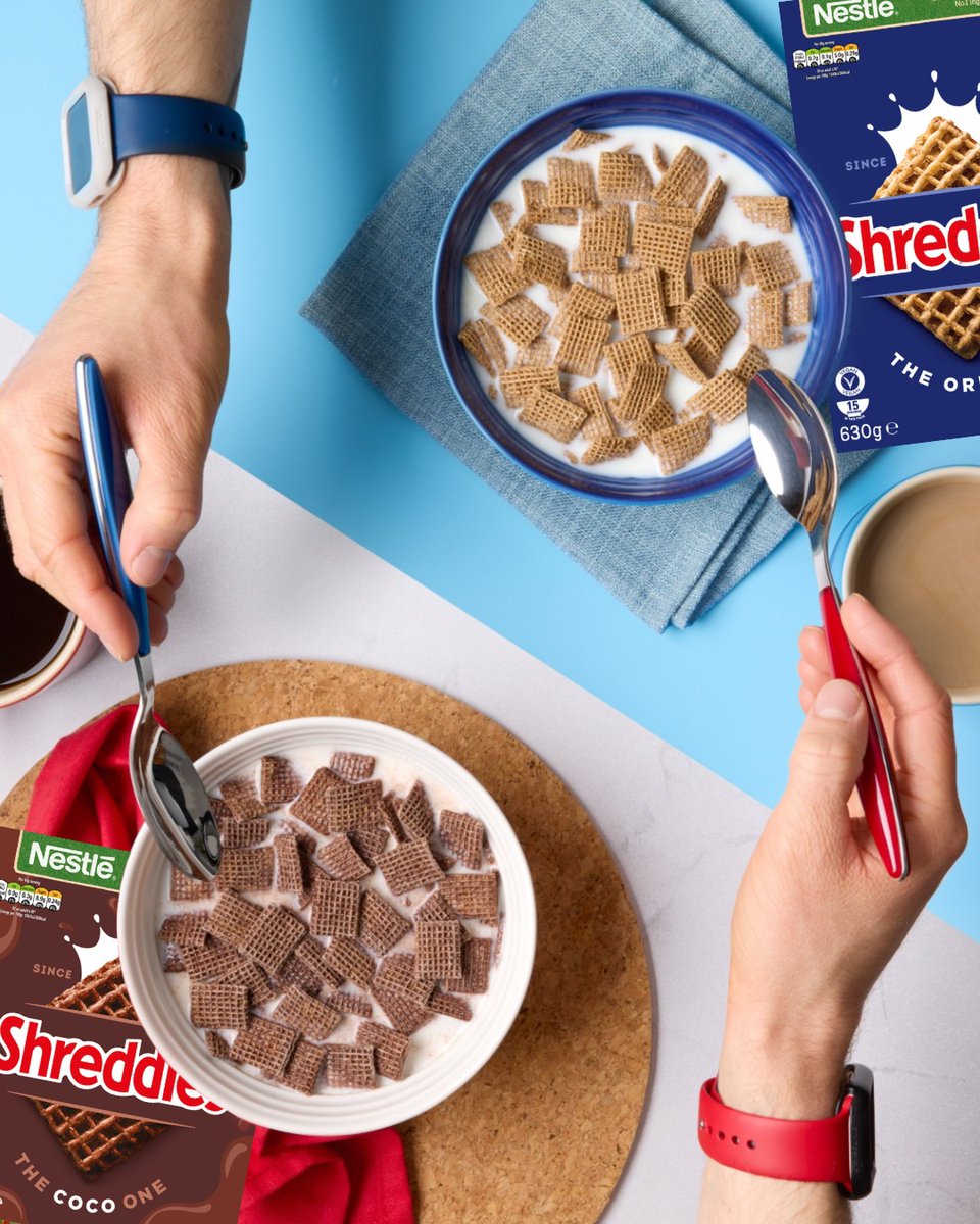 Ever wondered why Shreddies from your sibling's bowl always seem to taste better? 🤷‍♀️🤷‍♂️ #InternationalSiblingsDay #ShreddieForAnything