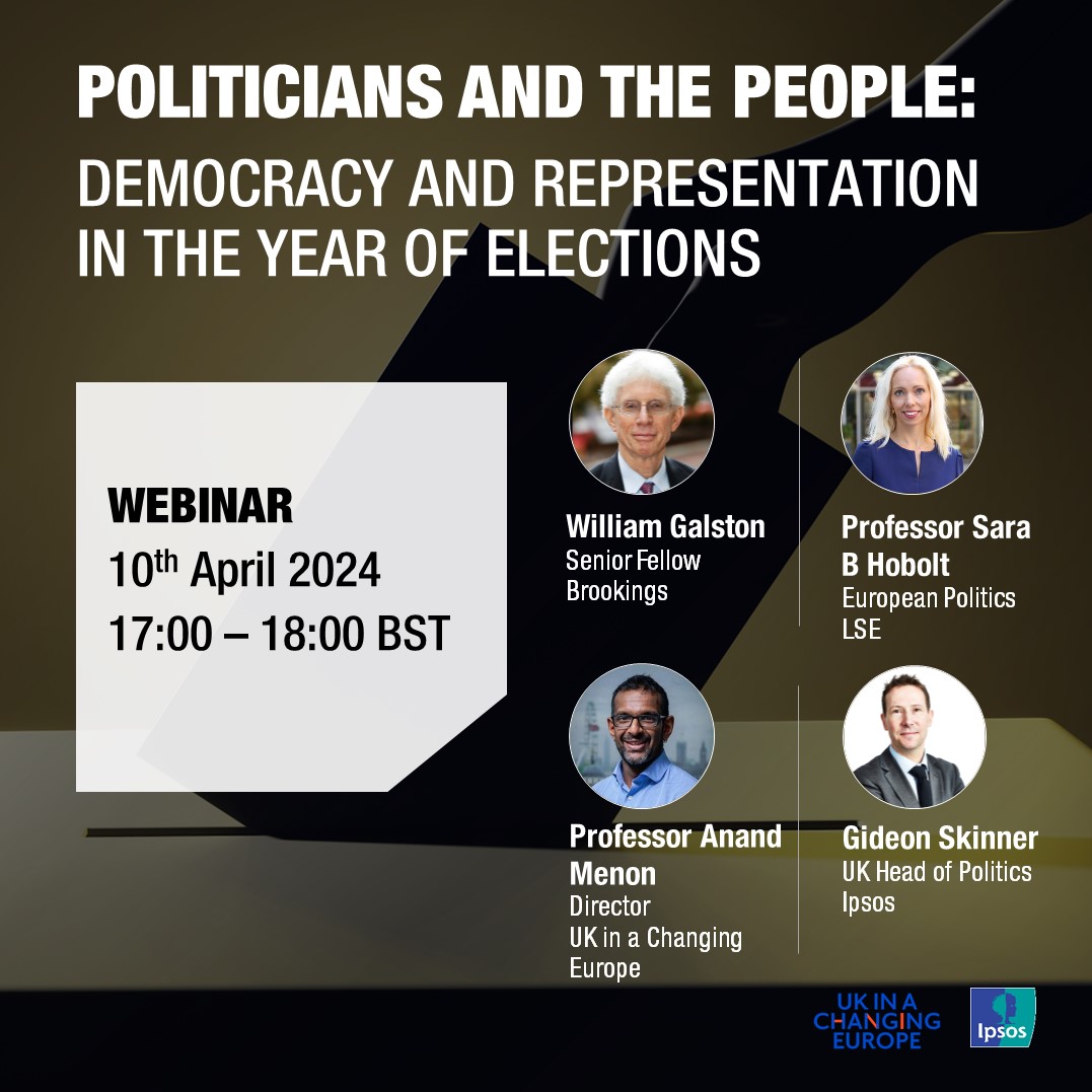 Join us and @UKandEU this evening to hear our expert panel discuss if widespread apathy, distrust in politicians and populist sentiment pose a risk to the elections taking place across the world 🗳️ Register for the webinar here: bit.ly/3xaOsmU