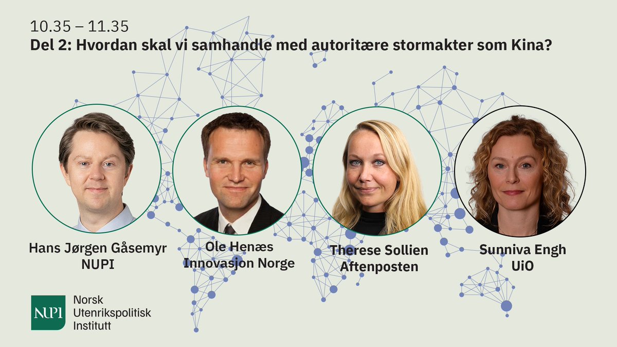 Hvordan skaper verdikjeder politiske avhengigheter og sårbarheter? Det er et av spørsmålene URIXkonf tar for seg fra 10.35. Med: <a href="/HGasemyr/">Hans Jørgen Gåsemyr</a>, <a href="/OleHenaes/">Ole Henæs</a> ( <a href="/InnovasjonNorge/">Innovasjon Norge</a> ), Therese Sollien ( <a href="/Aftenposten/">Aftenposten</a> ), <a href="/sunnivaengh/">Sunniva Engh</a> ( <a href="/UniOslo_IAKH/">IAKH</a> ). Live ➡️  ow.ly/2Mkz50RbaS3