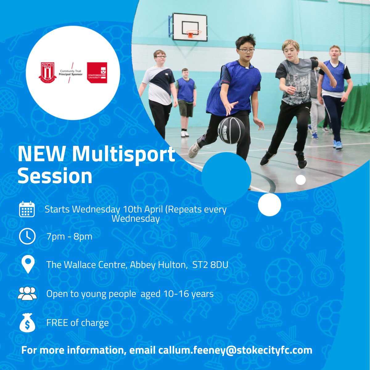 Today is the day... The start of our new youth engagement session at the Wallace Centre in Abbey Hulton! 😍 We want to see as many new faces as possible so if you know a young person who would love this, send them along tonight and they won't regret it! 🎉 See you there! 😎❤️🤍