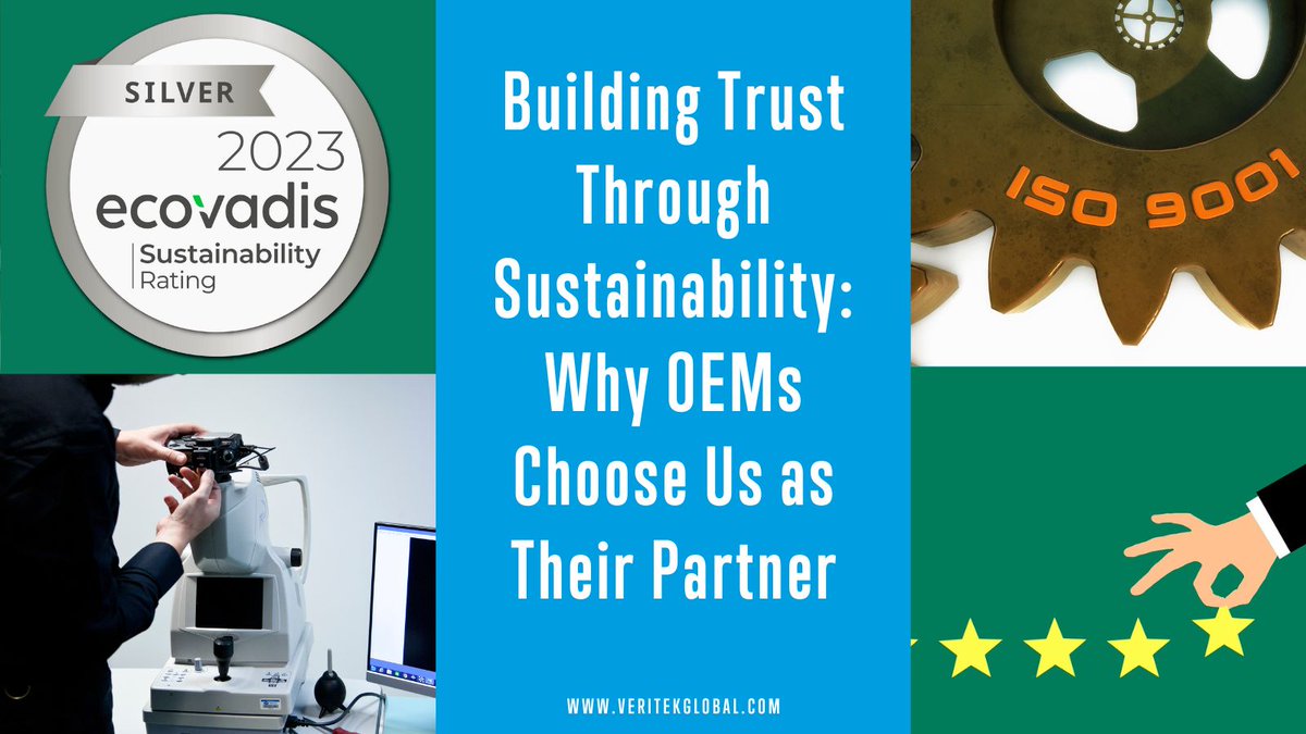 Building trust through sustainability; Why OEMs choose us as their partner 👉 bit.ly/3VqnnWG

#sustainability #sustainablebusiness #oemservices #maintenanceandrepair #dependablepartner