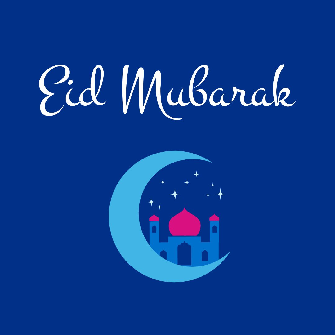 Eid Mubarak to our colleagues and friends who are celebrating, as Ramadan comes to an end. 🌙 May this Eid bring peace, happiness and prosperity to everyone. We wish you a blessed and joyous time celebrating to mark the end of this holy month. 💙