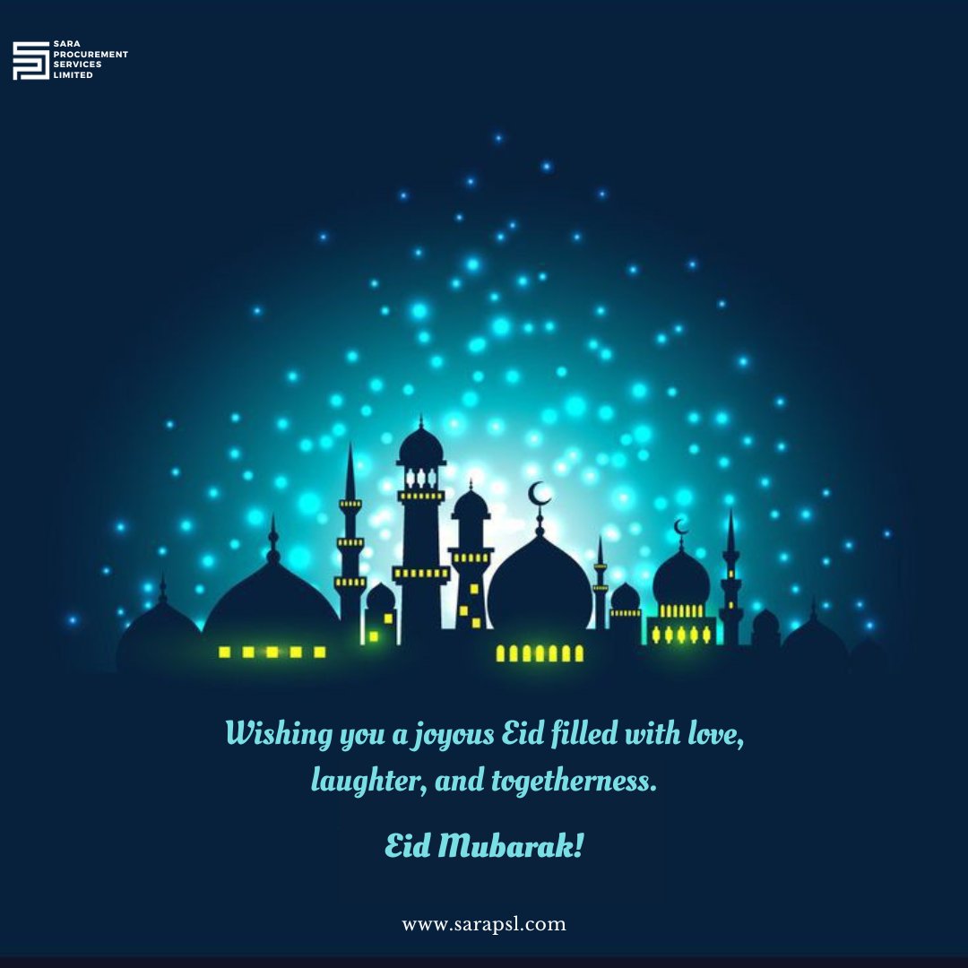 To all our Muslim partners and friends we say, Eid Mubarak!!

Sara Procure celebrates with you.

 #procurement #chinatolagos #shipping #importation #procurementagent #airfreights #ecommerce #seafreights #delivery #haulage #maritime #supplychain  #eid2024 #eidmubarak #eidelfitri