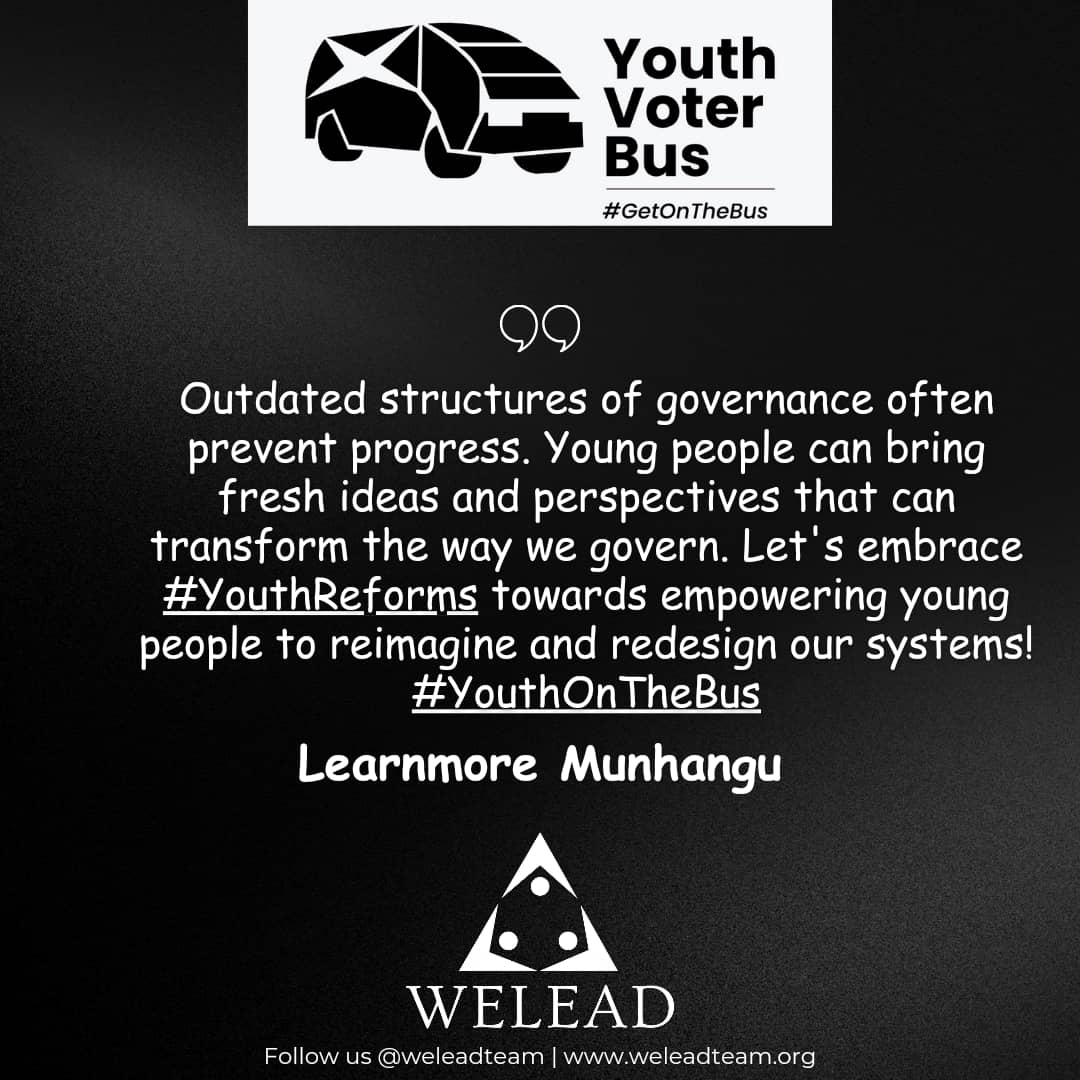 Young people possess the boundless creativity and innovative spirit needed to revolutionize government practices. Their fresh perspectives and unique ideas can spark transformative change, leading to more effective and inclusive governance. #YouthPower #YouthReforms #GetOnTheBus