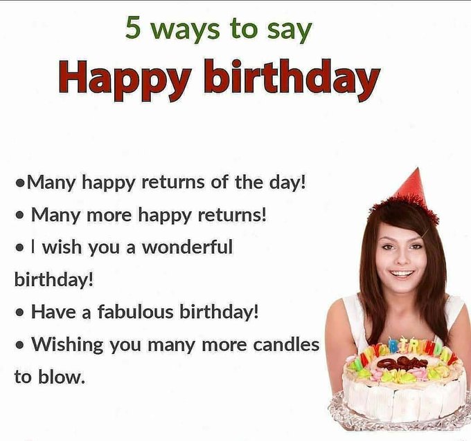 5 Ways to say happy birthday. 

If you want to know more about our program, check out our free trial lesson here: ieltseduinstitute.com/free-trial-les…

#happybirthday #explore #viral #trending #englishpronunciation #learnenglishonline #inglesparatodos #ingles #inglês #auladeingles