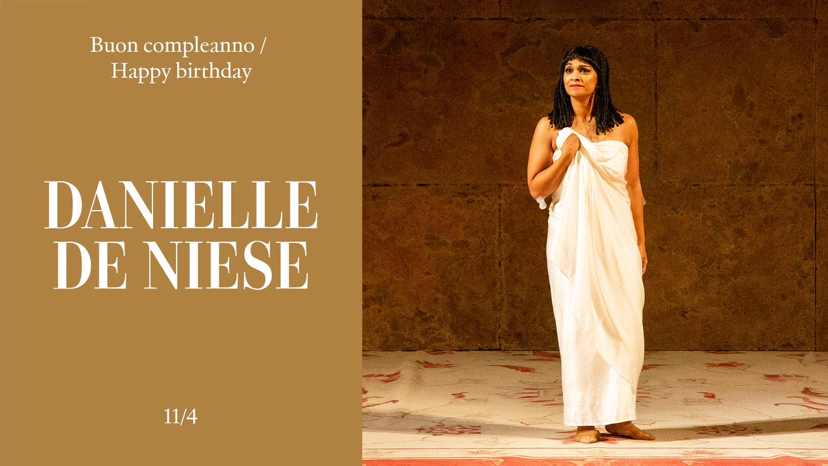 Buon compleanno / Happy birthday Danielle de Niese.

#NatiOggi #BornToday