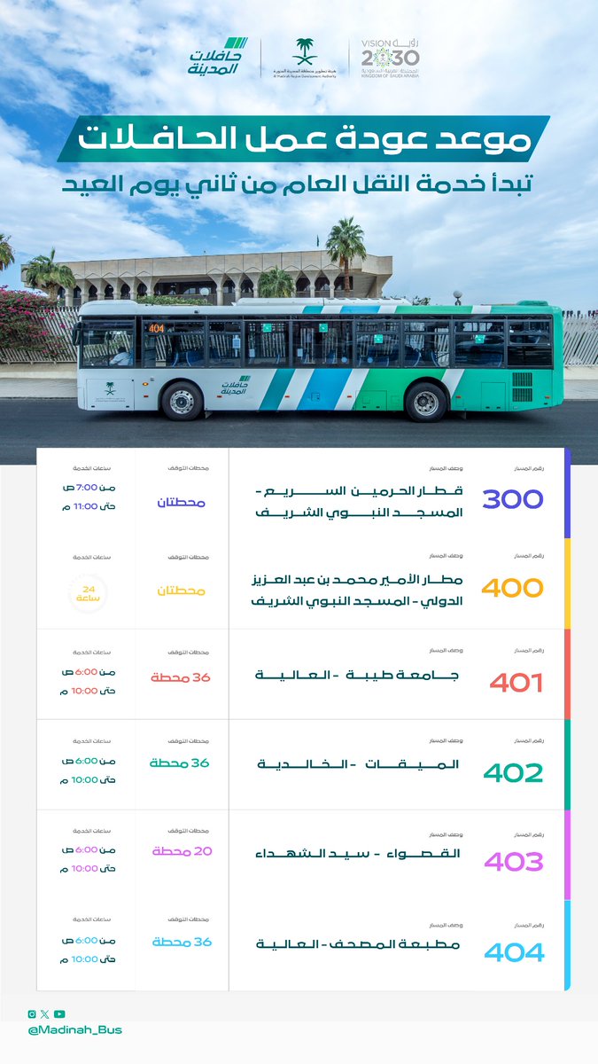 حافلات المدينة tweet media