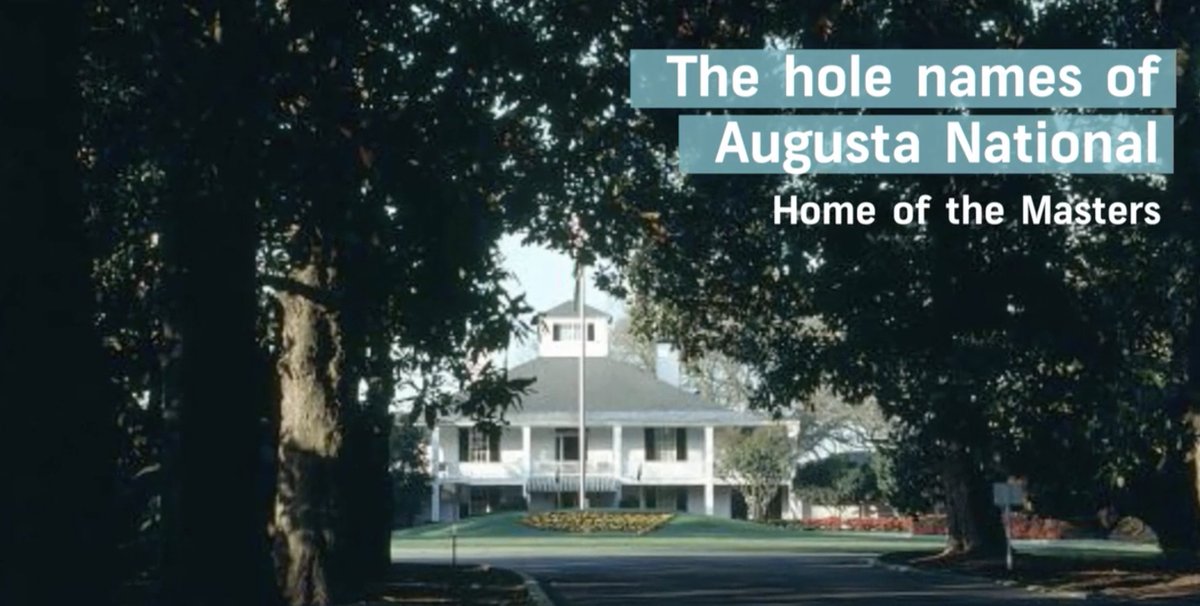 🌸 How well do you know your hole names at #theMasters? Go hole-by-hole at Augusta National with GolfPass: bit.ly/4b6SsDN