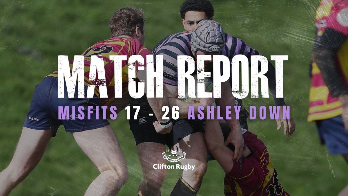 🏉 Misfits Show Progress In Tight Loss to Ashley Down 

Misfits 17 - 26 Ashley Down

Read the full match report here👉 cliftonrugby.co.uk/news/misfits-s…

#cliftonrugby #matchreport #cliftonrfc #misfits