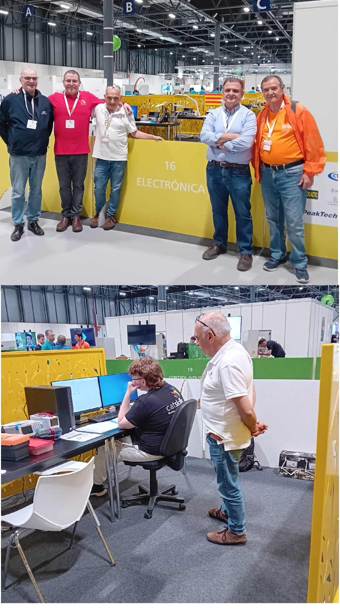 ToniMorenoRey's tweet image. Iniciando  @Spainskills24, el campeonato de FP de @educaciongob
Durante 3 días,  los mejores estudiantes de #FP de todas la comunidades participan para demostrar sus habilidades.
@Innovadidactic , #CTI_Control, @LPKF , #PeaKtech y @AutodeskEsp patrocinan Skill Electrónica
SUERTE!