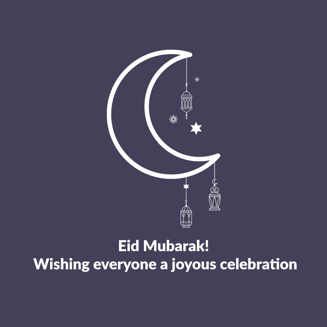 Eid Mubarak! May your Eid be filled with joy, love, and blessings 🌙✨
