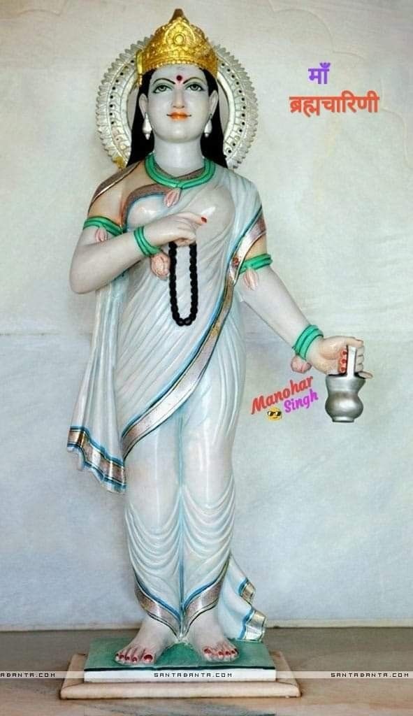 दधाना करपद्माभ्याम्, अक्षमाला कमण्डलू।
   देवी प्रसीदतु मयि, ब्रह्मचारिण्यनुत्तमा ॥
#सनातन_धर्म_सर्वश्रेष्ठ_है 
#जय_माँ_ब्रह्मचारिणी 🙏🚩