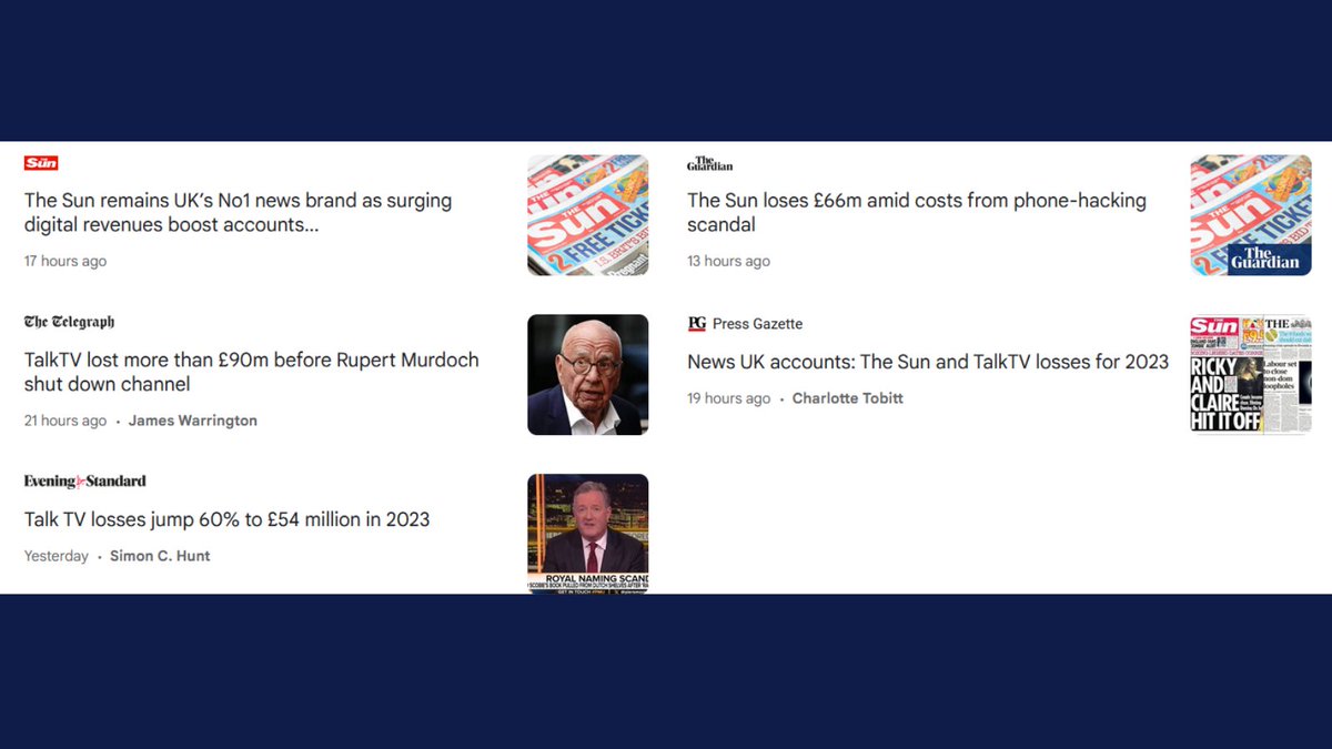 Same story, different headlines. The S*n reports rise in digital revenues and proclaims 'surging revenues', but the rest of the media reveal that significant losses override any gains... shame #YNWA