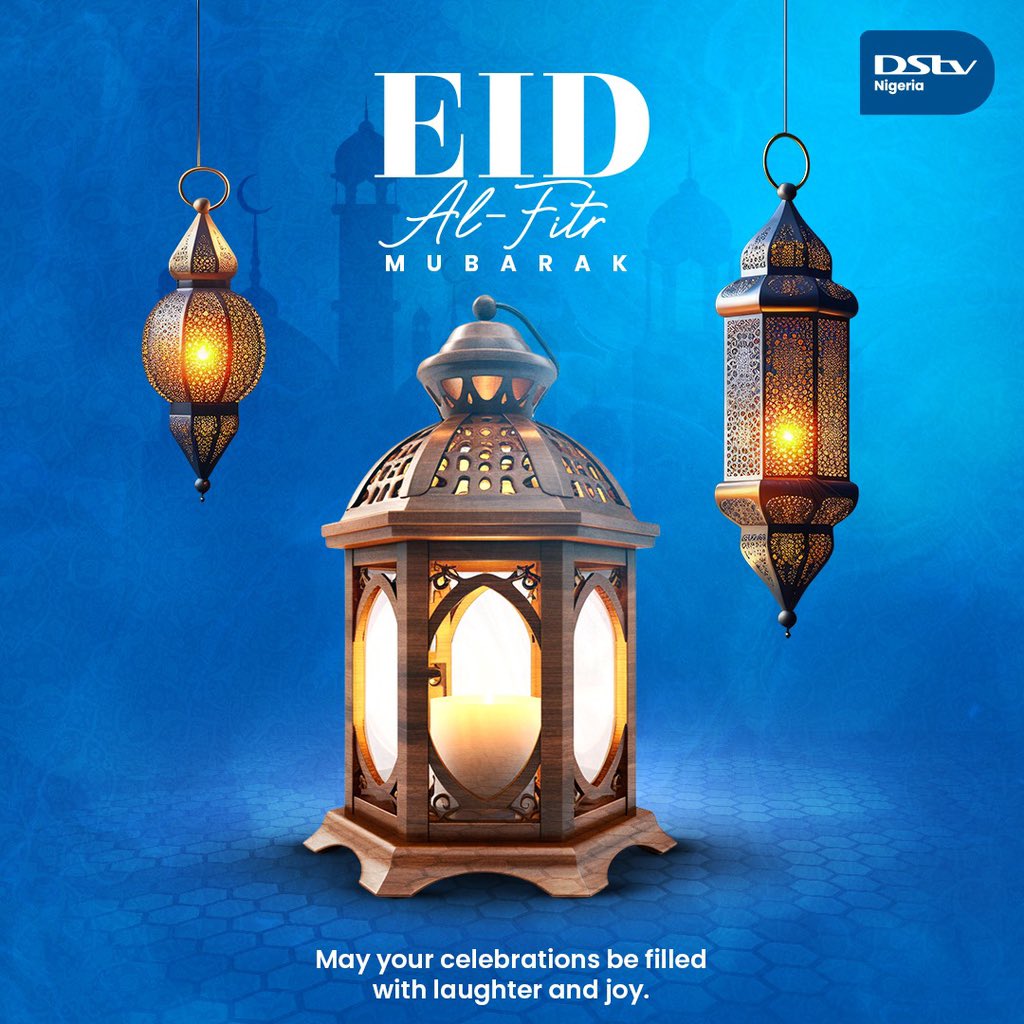May your Eid be blessed with happiness and togetherness. Share the joy with your loved ones and DStv! #Ramadan #EidAlFitr #EidMubarak #Eid