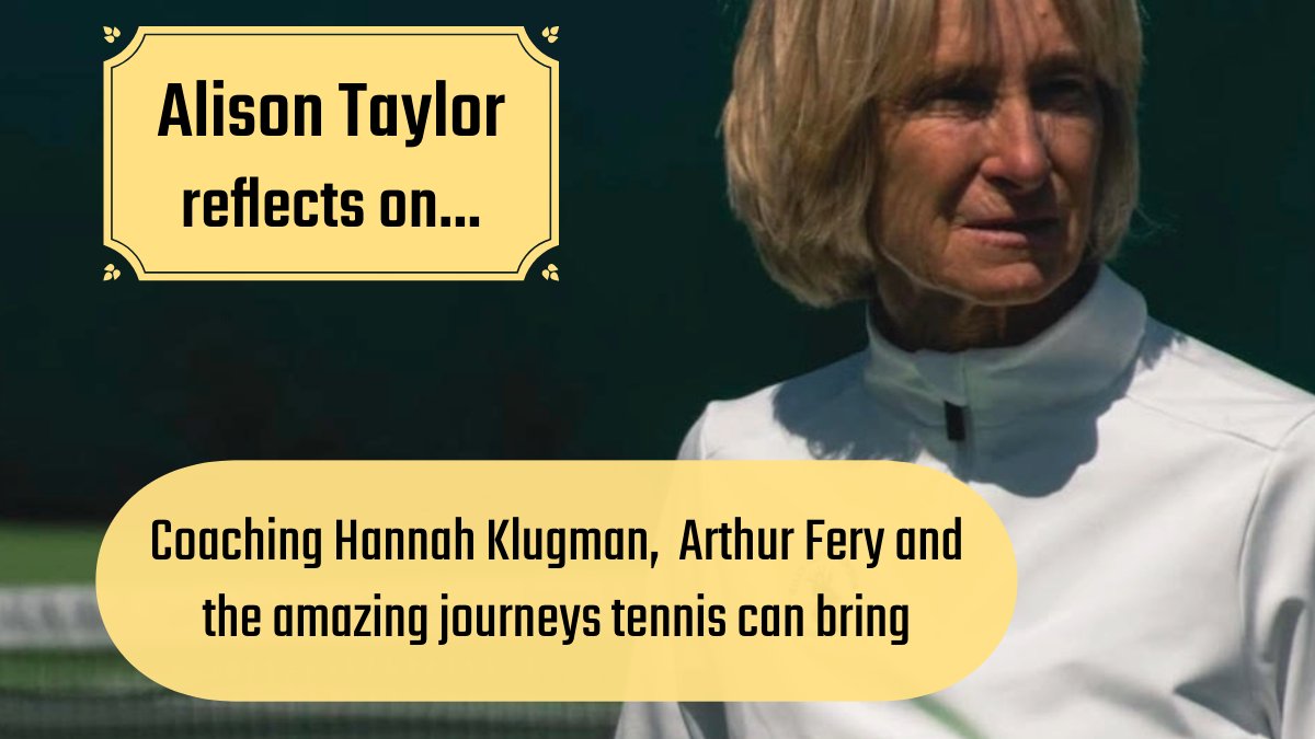 Inspirational @surrey_tennis coach Alison Taylor shares the approach she takes and gives a fascinating insight into the junior years of Hannah Klugman and @ArthurFery02 in the latest My Tennis Journey episode. LISTEN: podcasts.apple.com/gb/podcast/my-…
