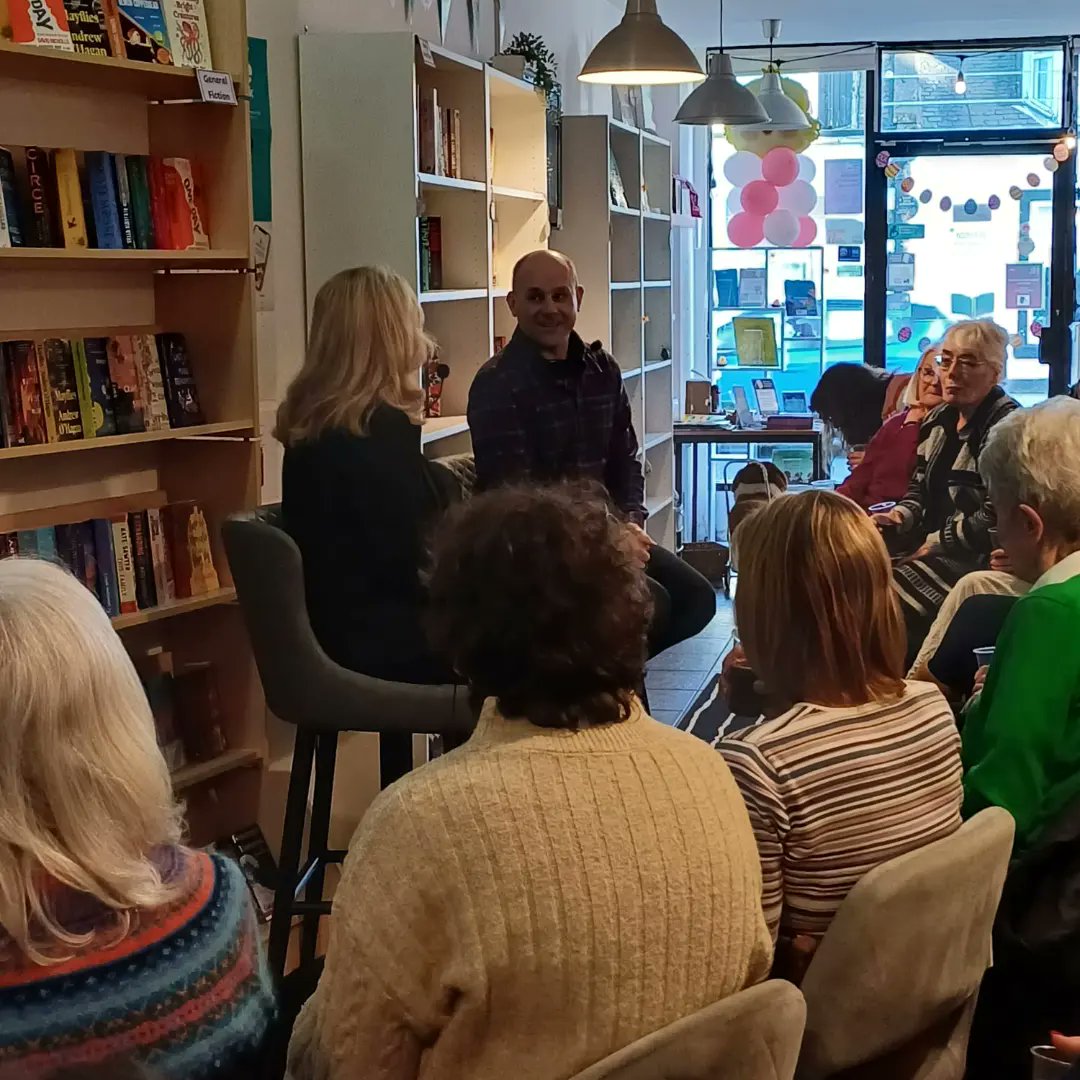 What a night! Thanks so much to @BookNook_Sarah and her team for a fantastic event for 'All We Cannot Leave Behind' Amazing to see so many people come along and support the book. A few signed copies are in store. @troubador_publishing #booktwt @BookGuild #BookTwitter