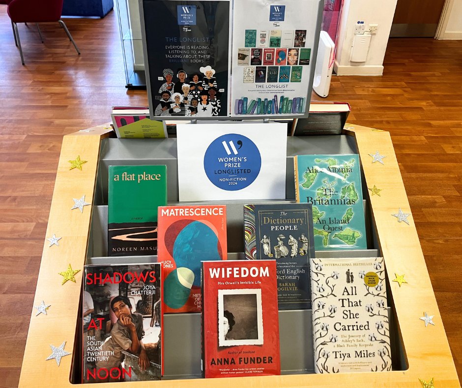 Shining a spotlight on outstanding, ambitious, original fiction/non-fiction written in English by women from anywhere in the world!

Check out our displays for the #WomensPrize - the fiction and non-fiction longlists!♀️✨

@EffieBlack77 @WordsandGuitar @ayobamiadebayo