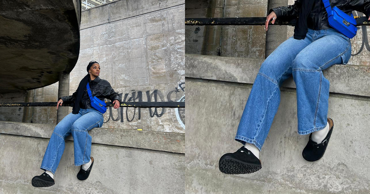 Eid Mubarak to all of our community celebrating 🌙🤍 Last minute gifting? Grab our schuh Eid e-gift card - in their inbox within minutes! Aliya wears the BIRKENSTOCK Boston 📸