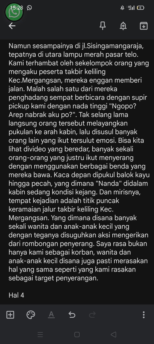 <a href="/merapi_uncover/">Merapi Uncover</a> admin, mohon ijin saya share Kronologi penyerangan mobil pickup di Mergangsan dari kami njih 🙏