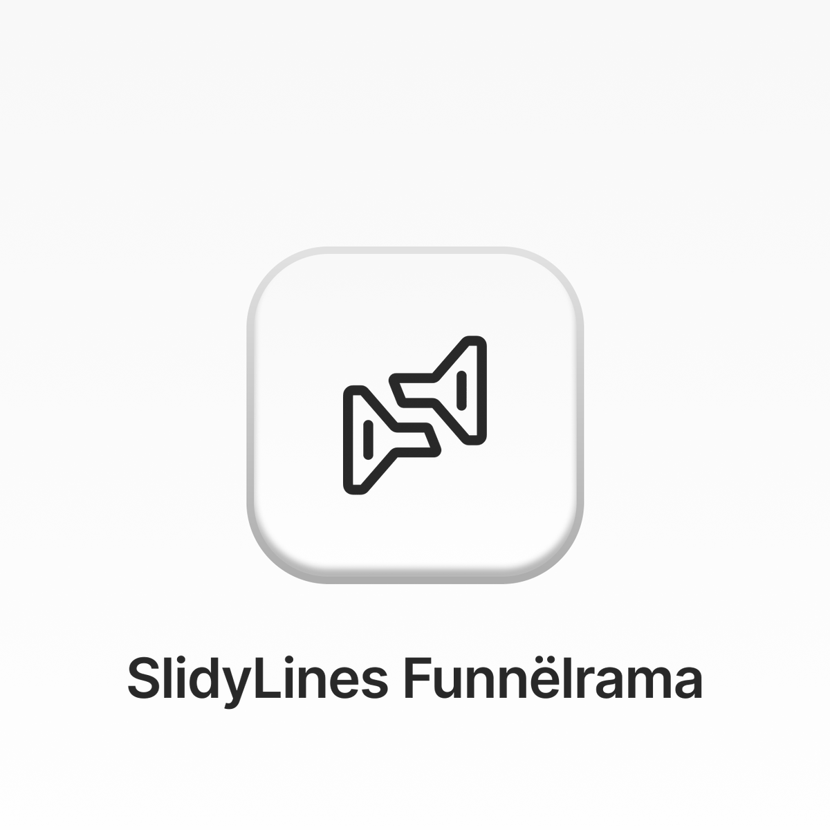 kumailnanji's tweet photo. To settle this debate, I've invented a new icon 🤟

I call it the SlidyLines Funnëlrama 

The icon symbolizes the letter "F" to signify "Filters" https://t.co/jbluj85dsJ