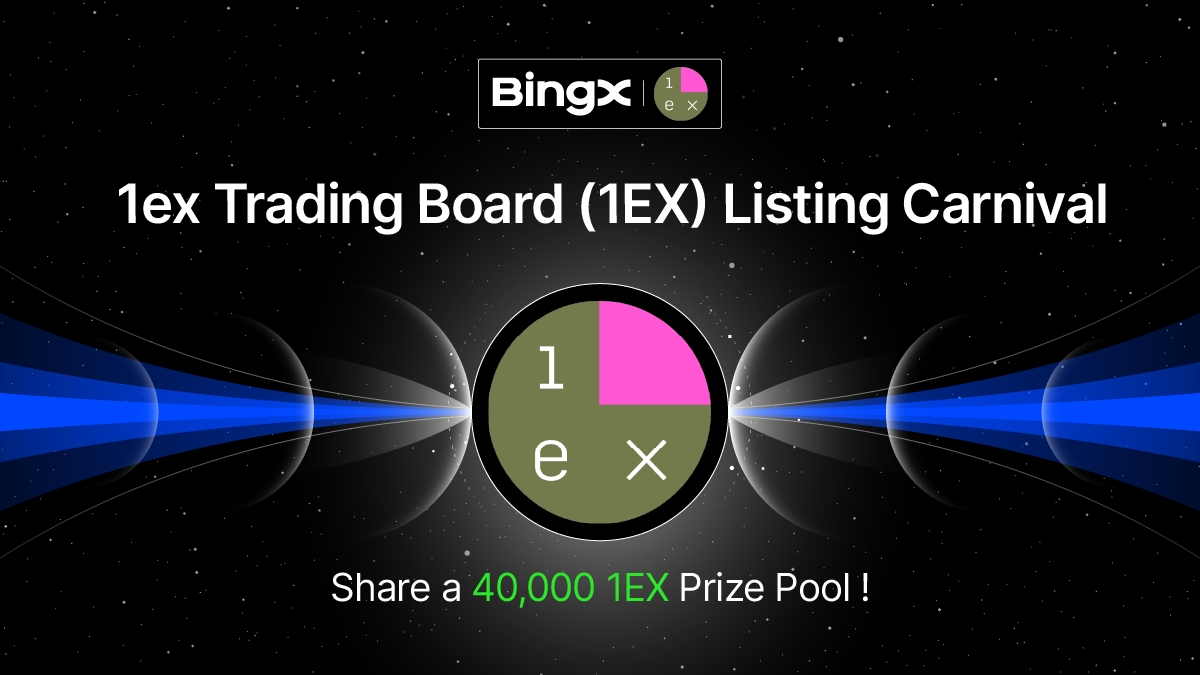 🎁 $1EX Listing Carnival <a href="/1ex_com/">1ex Trading Board</a>
💰 Share a prize pool up to 40,000 1EX!
Details 👉 bingx.com/en-us/act/temp…
💰 5 winners! 70 1EX #Giveaway each!
✅ To enter: RT this tweet and tag 5 friends.