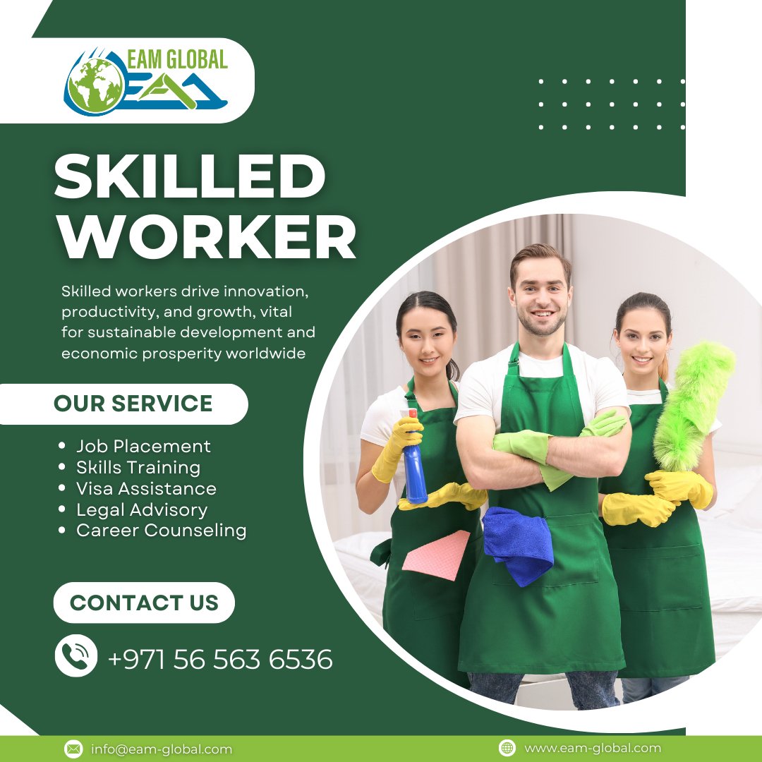 Elevate your career with our comprehensive job placement services for skilled workers. From honing your skills to navigating visas and legalities, we provide the support you need for success. 🛠️💼 #SkilledJobs #CareerGrowth #GlobalOpportunities