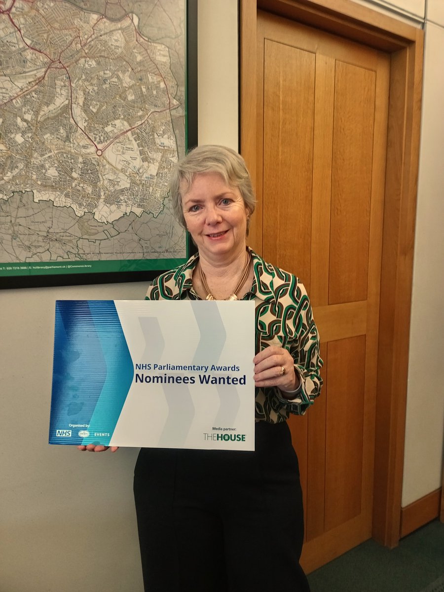 The deadline for nominations for the NHS Parliamentary Awards is next week If you know of an individual, team, or organisation that has gone above and beyond for the NHS in south Bristol, I want to hear from you! Send your nominations to karin.smyth.mp@parliament.uk by 19 April