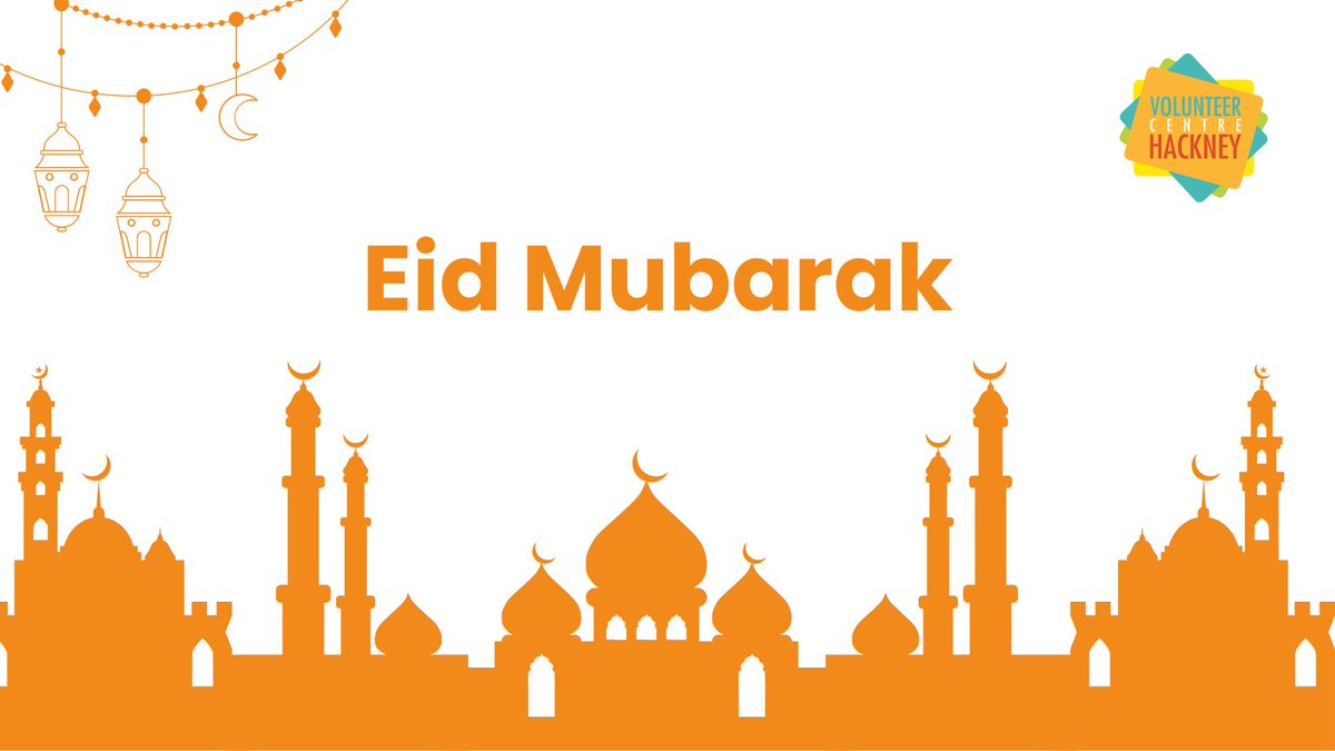 Eid Mubarak to everyone celebrating ✨🕌

#EidMubarak #volunteerhackney #vchackney #hackney #EidAlFitr #Eidmubarak2024