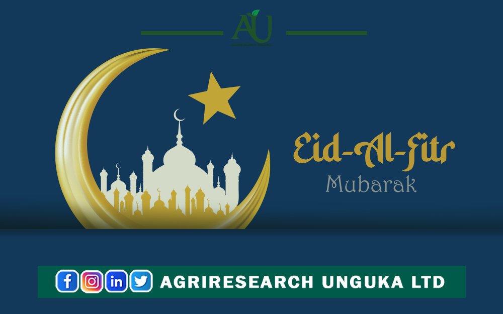 Celebrating Eid al-Fitr! AGRIRESEARCH UNGUKA Ltd extends its warmest wishes to all our Muslim colleagues, partners, and friends. May this Eid be filled with joy, peace, and bountiful blessings. #EidMubarak